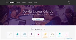 Desktop Screenshot of developer.cisco.com