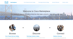 Desktop Screenshot of marketplace.cisco.com
