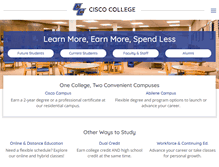 Tablet Screenshot of cisco.edu