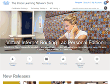 Tablet Screenshot of learningnetworkstore-stg.cisco.com