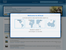 Tablet Screenshot of demos.cisco.com