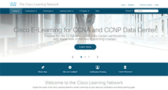 Desktop Screenshot of learningnetwork.cisco.com