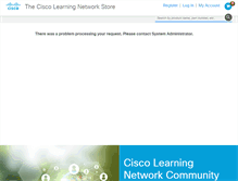 Tablet Screenshot of learningnetworkstore-stg1.cisco.com